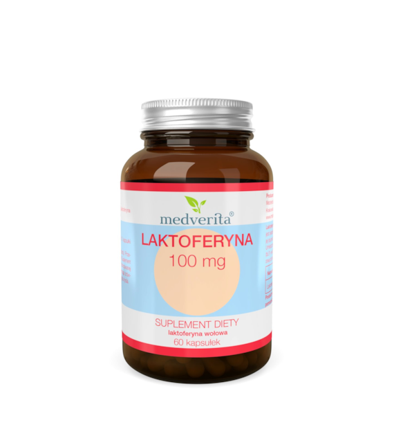 Medverita Laktoferyna 100 mg 60 kapsułek