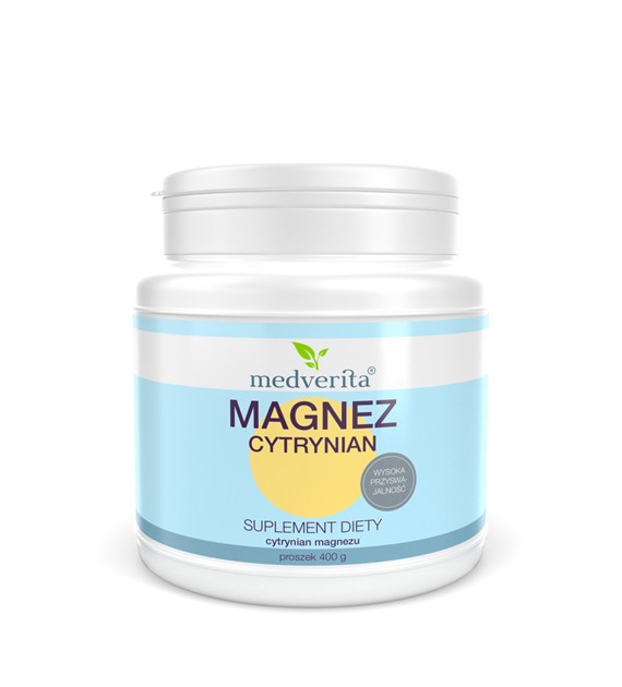 Medverita Magnez cytrynian 400 g proszek