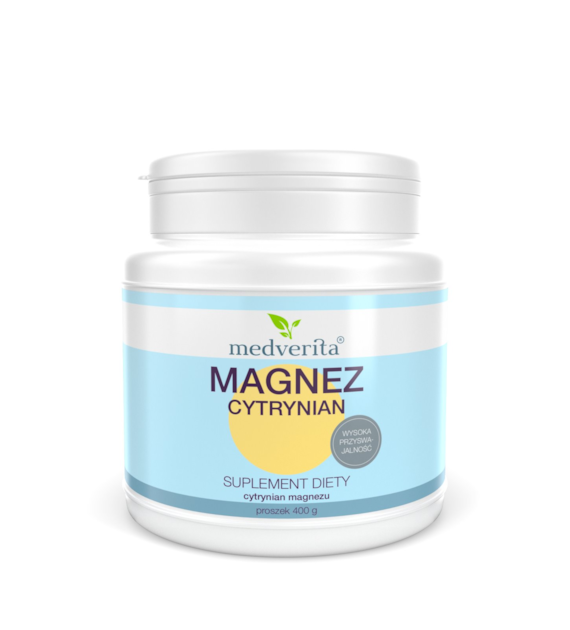 Medverita Magnez cytrynian 400 g proszek