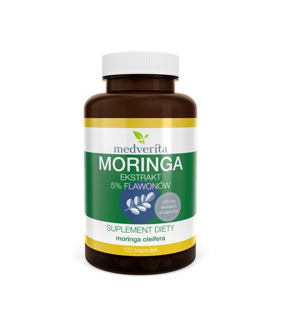 Medverita Moringa 5% Flawonów 120 kapsułek