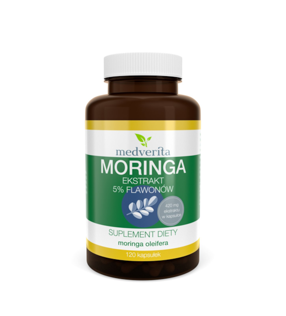 Medverita Moringa 5% Flawonów 120 kapsułek