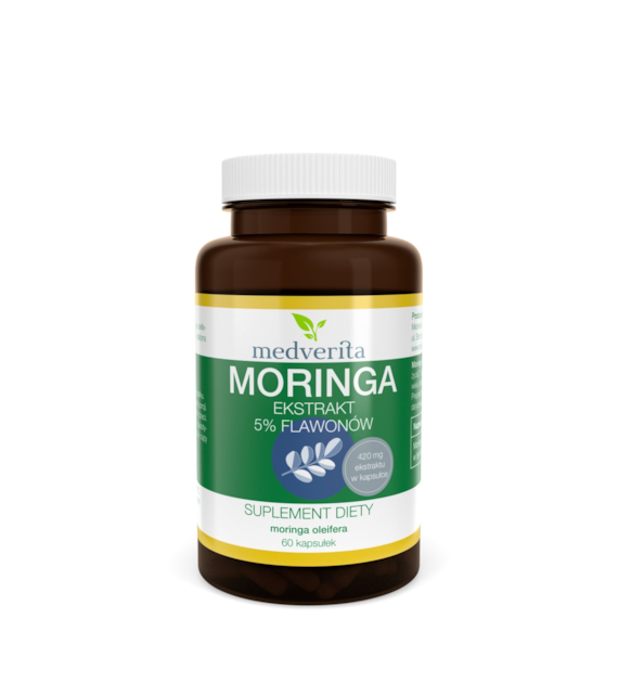 Medverita Moringa 5% Flawonów 60 kapsułek