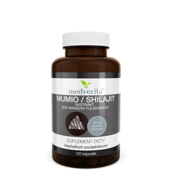 Medverita Shilajit/Mumio 120 kapsułek