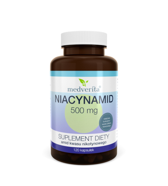 Medverita Niacynamid 500 mg 100 kapsułek